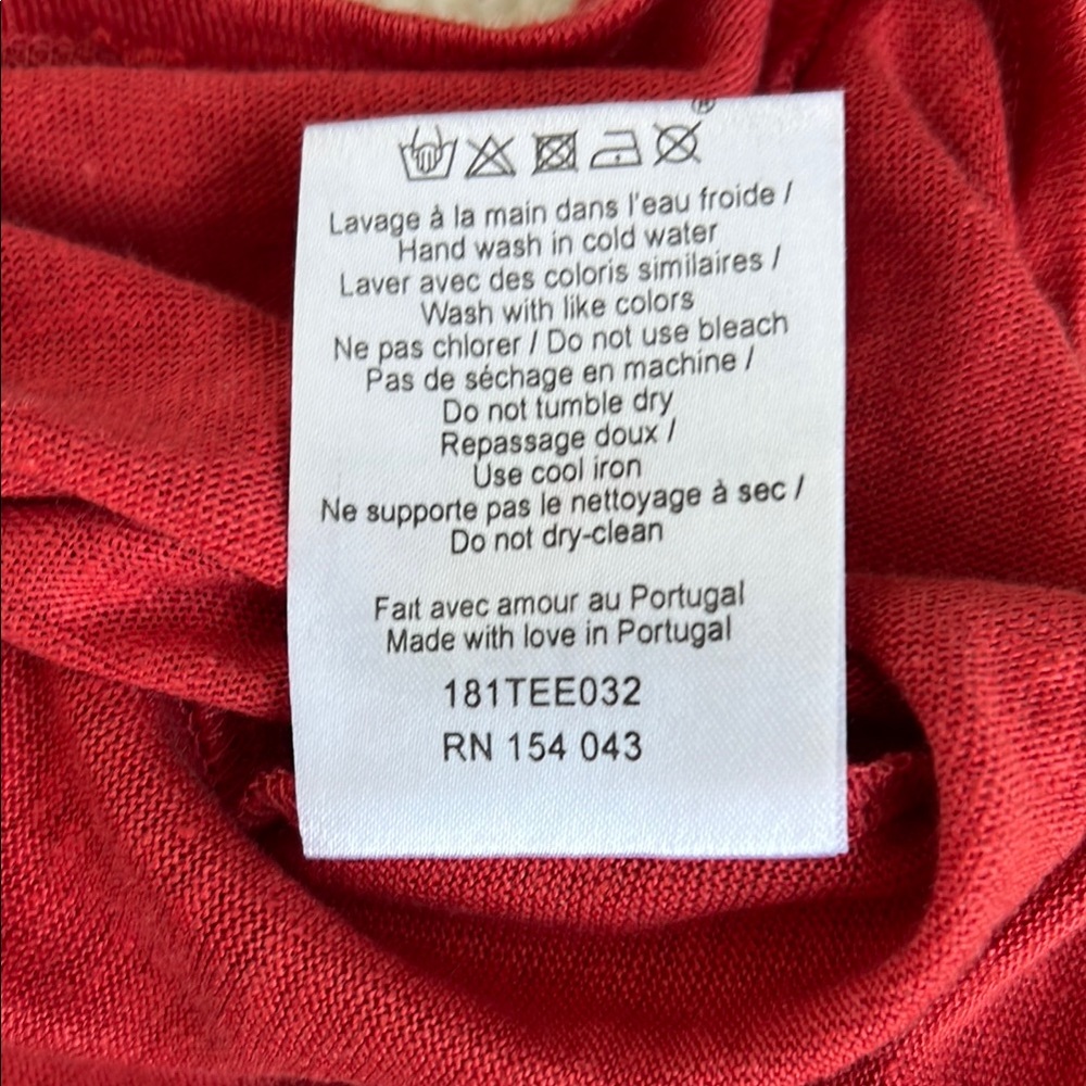 Sézane Poppy Red Tank Top (M) - Picture 9 of 9